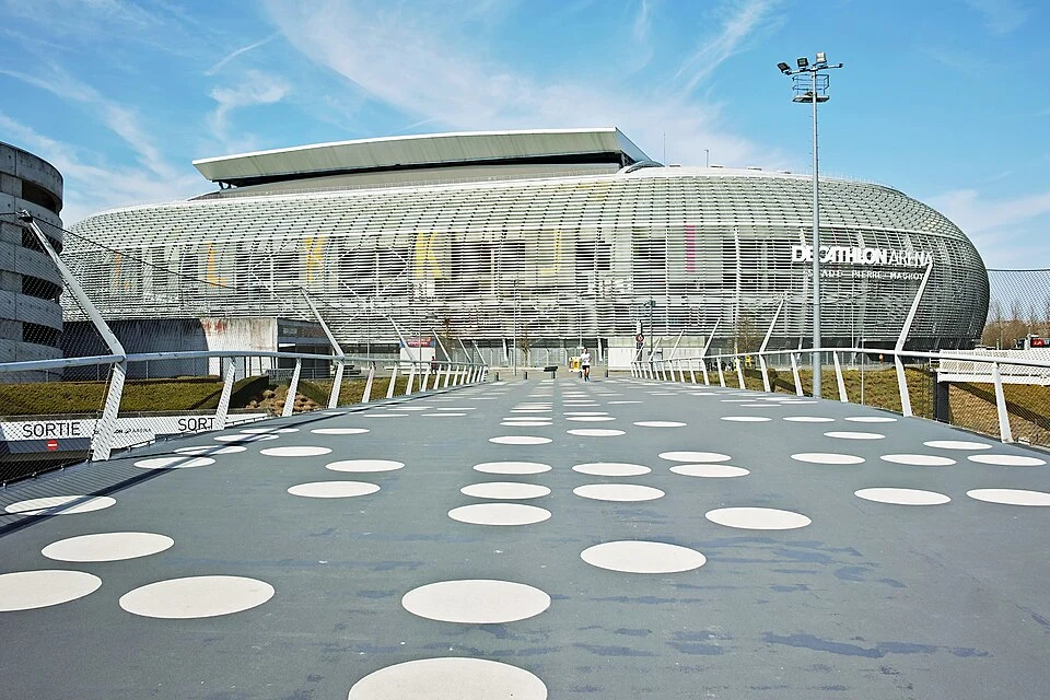 La Decathlon Arena - Stade Pierre Mauroy à Villeneuve d'Ascq, antre du LOSC.